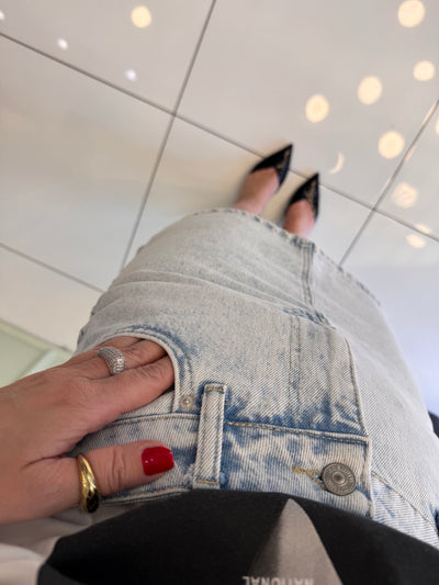 Mavi mini jeans etek